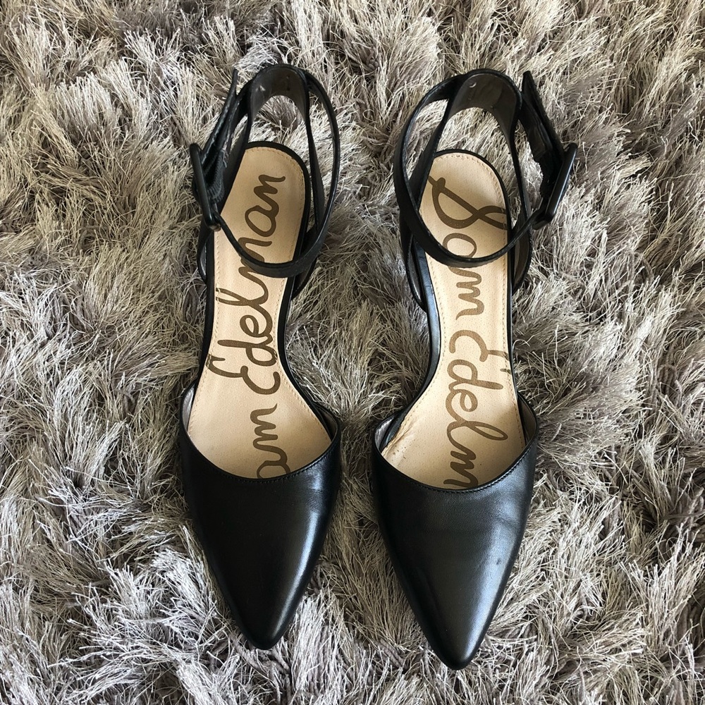 Steve Edelman heels with ankle strap